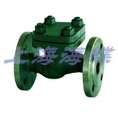 供應(yīng)GB586-99法蘭鑄鋼止回閥/船用五金閥門廠家直銷
