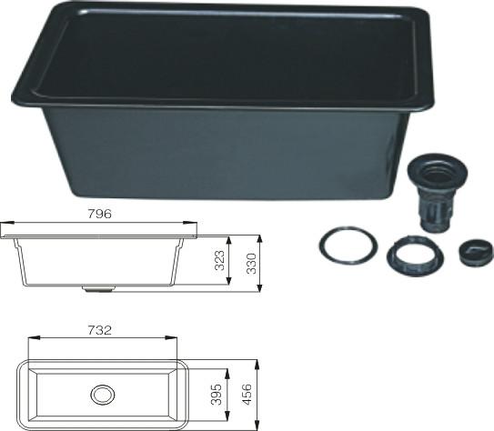 供应实验室水槽_河南平顶山水槽价格_水槽材质_PP材质水槽加工图片