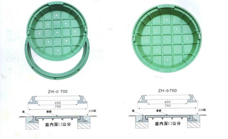 供应宜宾绿化带复合草盆井盖批发-宜宾草盆井盖生产厂家-草盆井盖价格