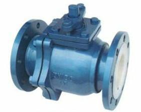 供應(yīng)襯氟法蘭球閥