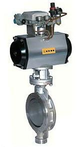 對(duì)夾式硬密封氣動(dòng)蝶閥圖片