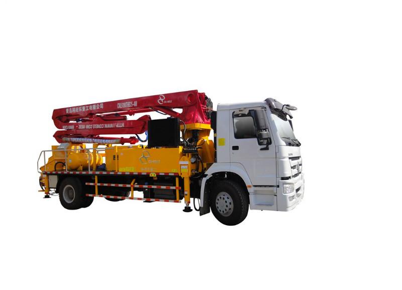 供應(yīng)青島科尼樂重工25米小型臂架泵車