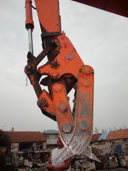 黑龍江大慶抓鋼機廢鋼抓斗圖片