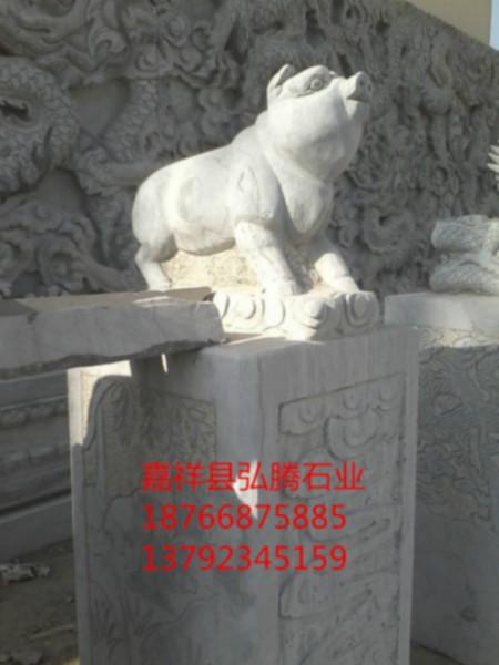 供應(yīng)山東石雕十二生肖
