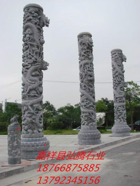 供應(yīng)石雕龍柱
