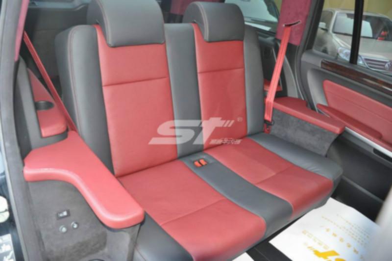 供應(yīng)奔馳GL550內(nèi)飾改裝黑紅搭配，奔馳內(nèi)飾改雙色搭配