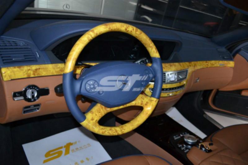 供應(yīng)奔馳S350改雙色搭配，奔馳S350整車真皮包附