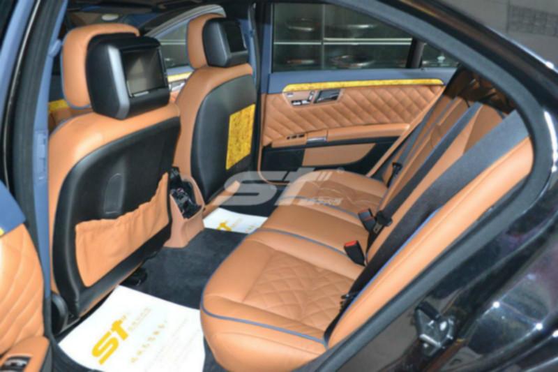 供應(yīng)奔馳S350改雙色搭配，奔馳S350整車真皮包附