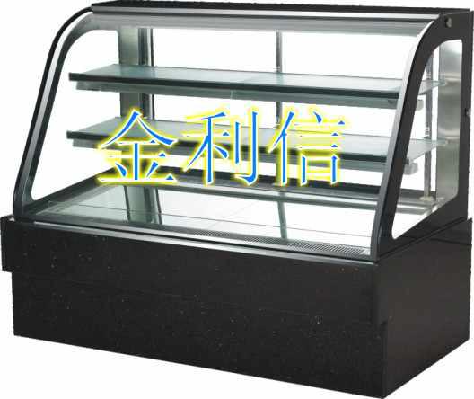 供應(yīng)雙彎豪華型蛋糕柜，蛋糕展示柜