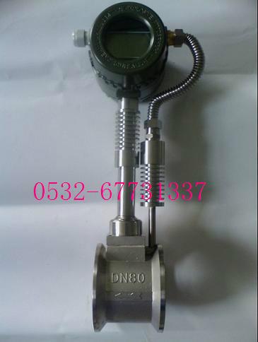 山東聊城蒸汽渦街流量計，濰坊蒸汽計量表，濟(jì)南鍋爐蒸汽流量計廠家