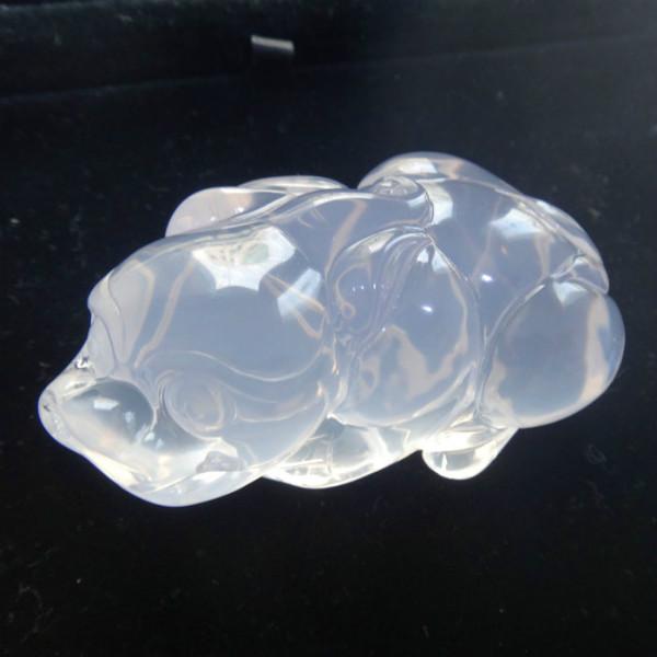 供應*冰晶雕件乳白晶把玩件兔毛晶批發(fā)