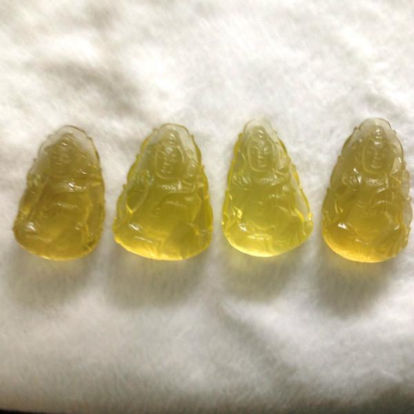 供應(yīng)天然檸檬晶觀音雕件檸檬晶批發(fā)水晶批發(fā)QQ2501326982