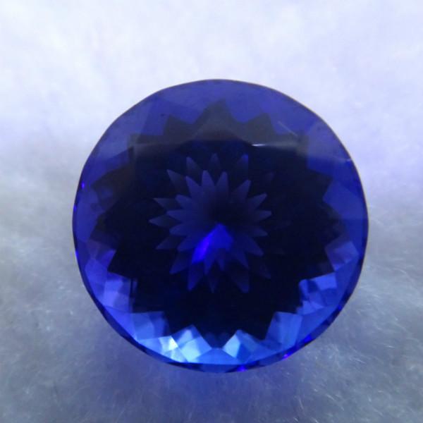 供應(yīng)圓形坦桑石裸石坦桑石吊墜戒面裸石