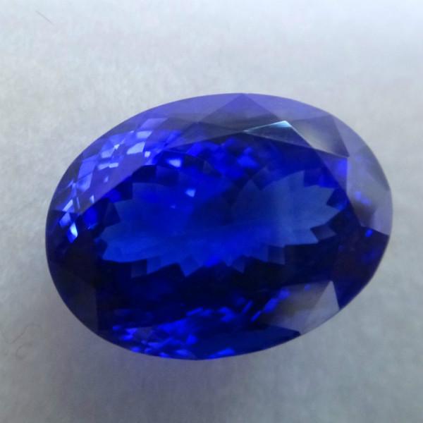 供應(yīng)10.26克拉坦桑石橢圓形坦桑石