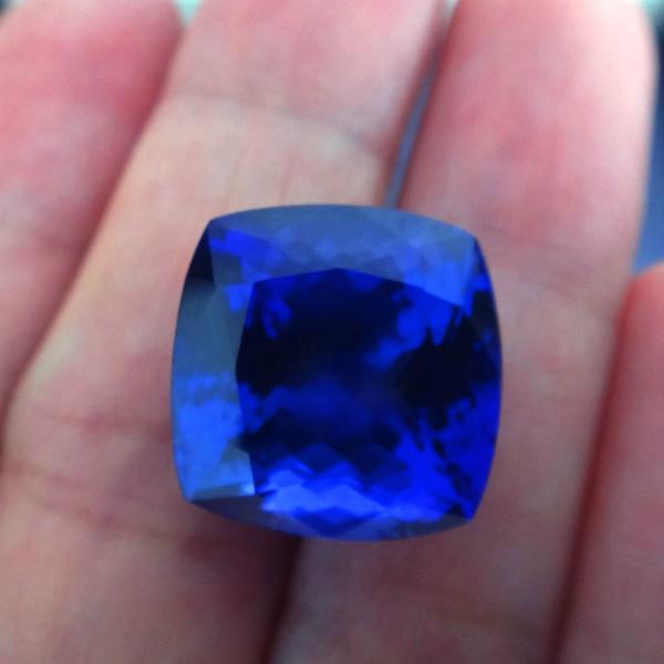 供應(yīng)天然坦桑石裸石枕形坦桑石裸石批發(fā)