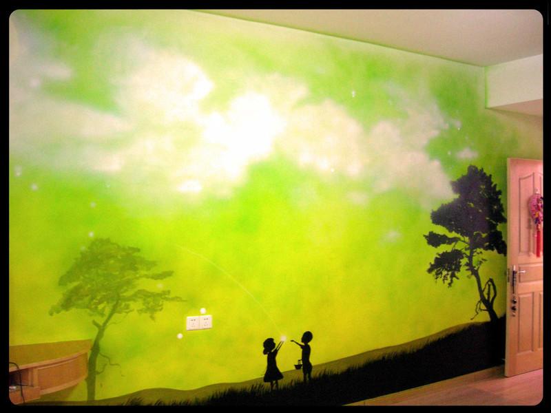 供應東營手繪墻