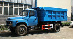 封閉自卸式垃圾車圖片