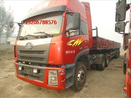 供應(yīng)二手解放J6雙導(dǎo)向二手半掛車