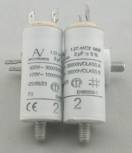 供应启动电容1.27.4AC2MKP2UF正品Arcotronics图片