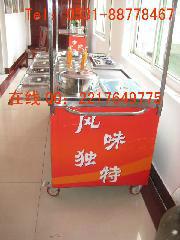 供應(yīng)山東濟南麻辣燙小吃車，濟南油炸多功能美食車供貨商，關(guān)東煮串串香