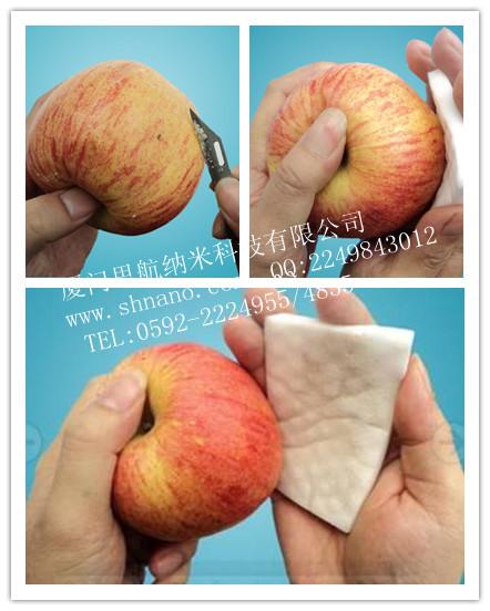供應(yīng)蘋果清潔*綿 果蔬清潔 洗水果 去蠟