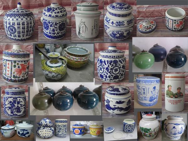 供應(yīng)景德鎮(zhèn)陶瓷豆腐辣椒醬罐定做15870069156鴨蛋罐腌菜訂制