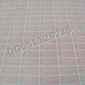 易碎不干膠  撕毀無效標