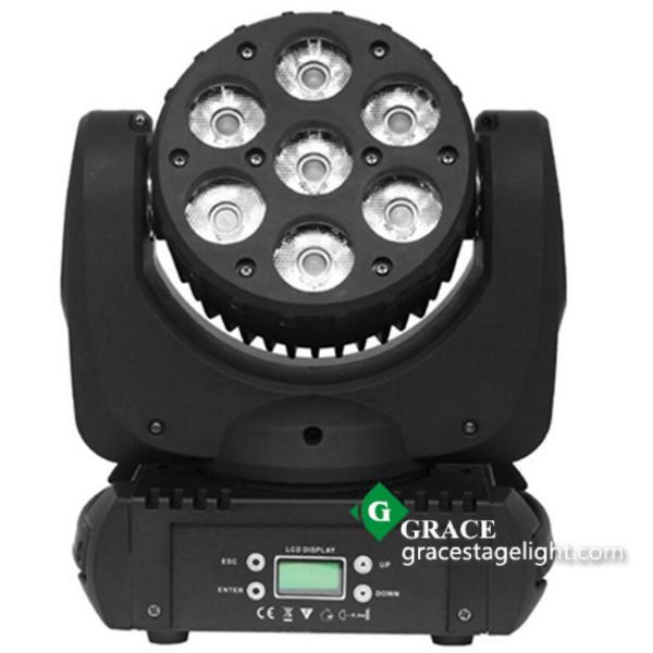 GRACE供应7颗10W RGBW LED摇头光束灯图片