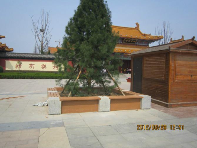 供應(yīng)塑木花箱/塑木花箱工程，防腐木花箱廠家，PE塑木花箱