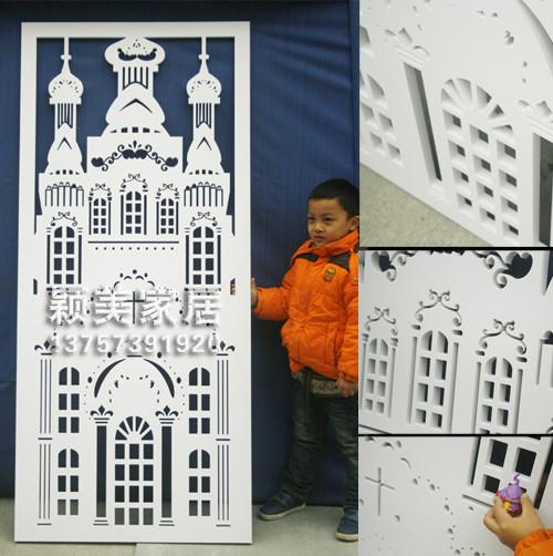 pvc雕花板廠家直銷隔斷吊頂背景墻圖片