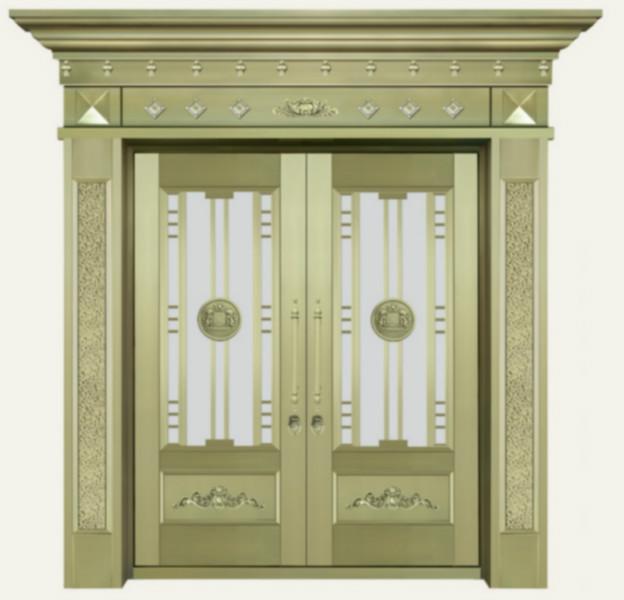 供應(yīng)鄭州雙扇銅門*定做廠家 別墅雙扇銅門 對開銅門 復(fù)合銅門