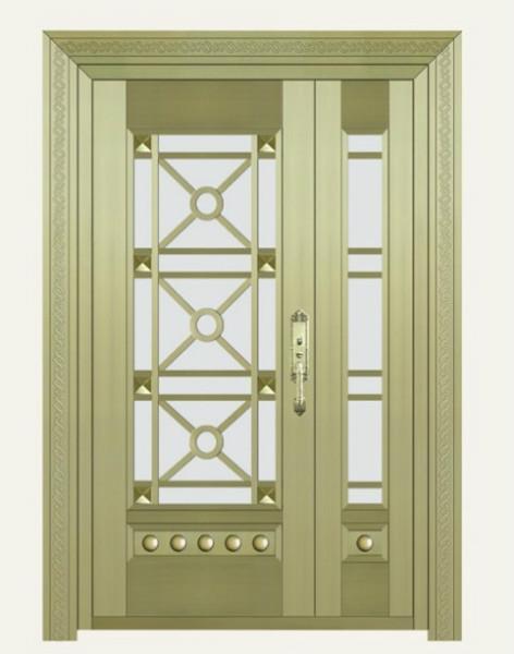 供應(yīng)鄭州銅門別墅仿古銅門質(zhì)量怎么樣 銅門定做款式 銅門效果圖