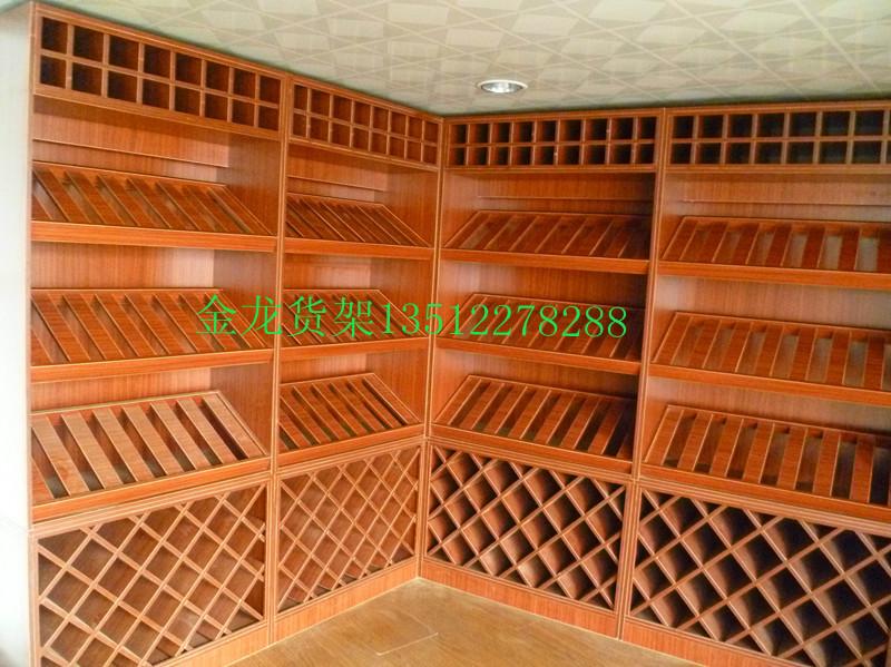 供應(yīng)天津箱包展柜紅酒展示架煙酒柜臺烤漆貨架