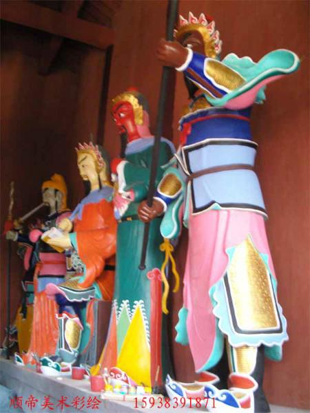 供應佛像雕塑神像雕塑翻新上色和貼金