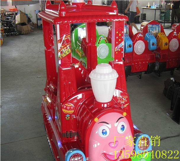 供應(yīng)托馬斯小火車搖搖車紅黃藍(lán)綠定做