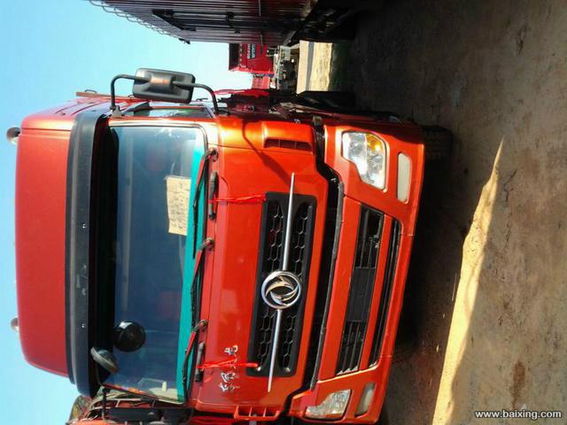 二手車東風(fēng)天龍前四后四平板車圖片