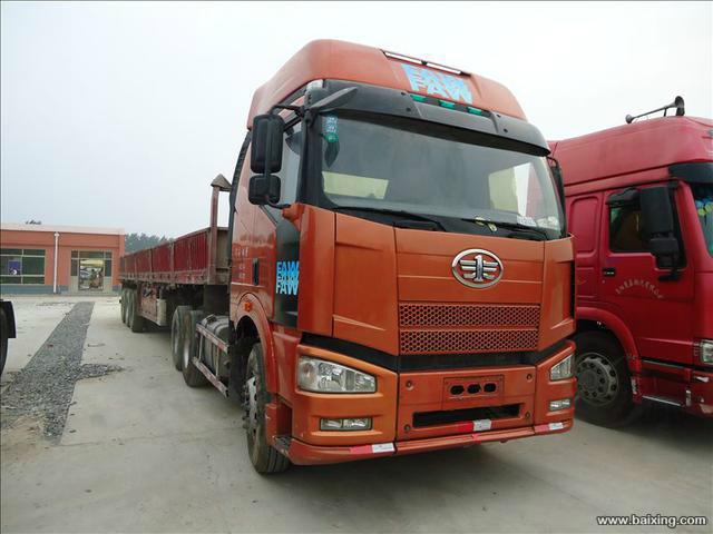 出售二手解放j6半掛車圖片