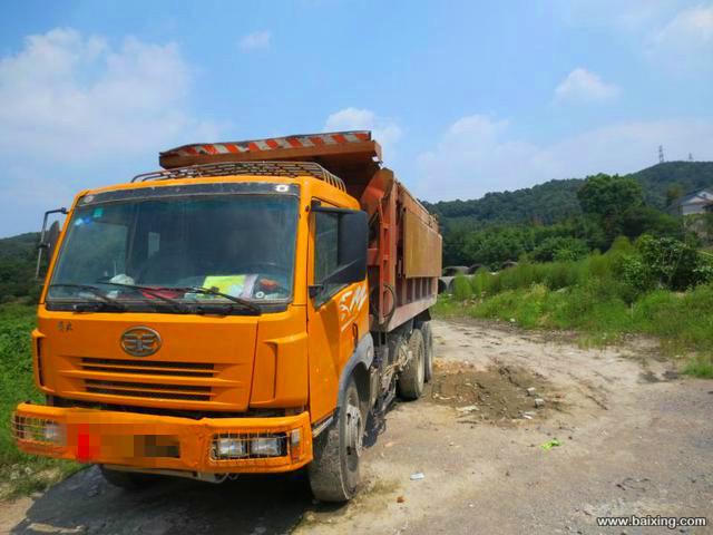 二手解放悍威自卸車低價轉讓圖片