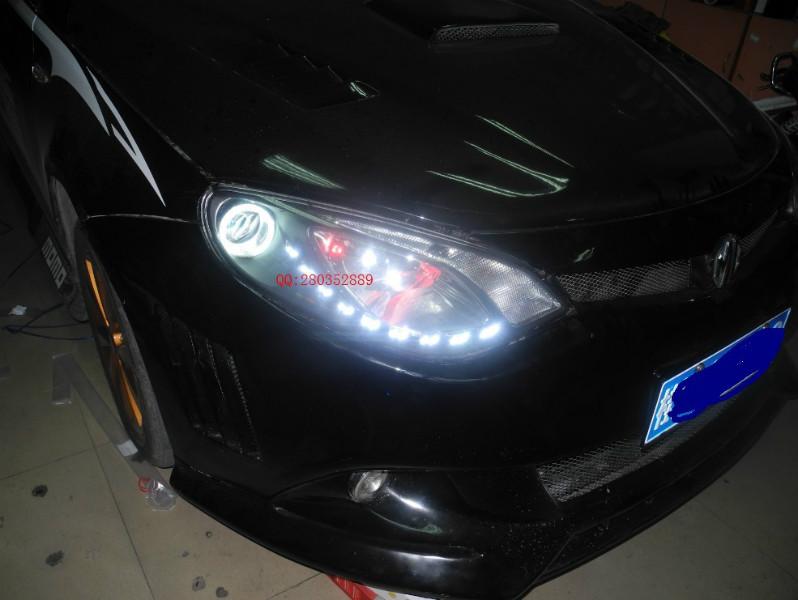 供應(yīng)南寧MG6改裝Q5雙光透鏡+LED淚眼燈