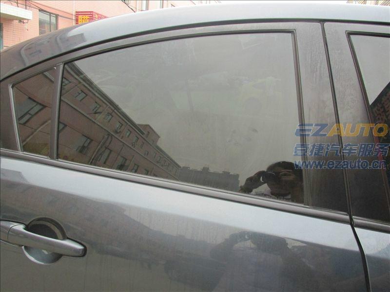 河北石家莊馬自達(dá)3全車龍膜隔熱防爆膜授權(quán)施工前檔PP70側(cè)后檔ATR