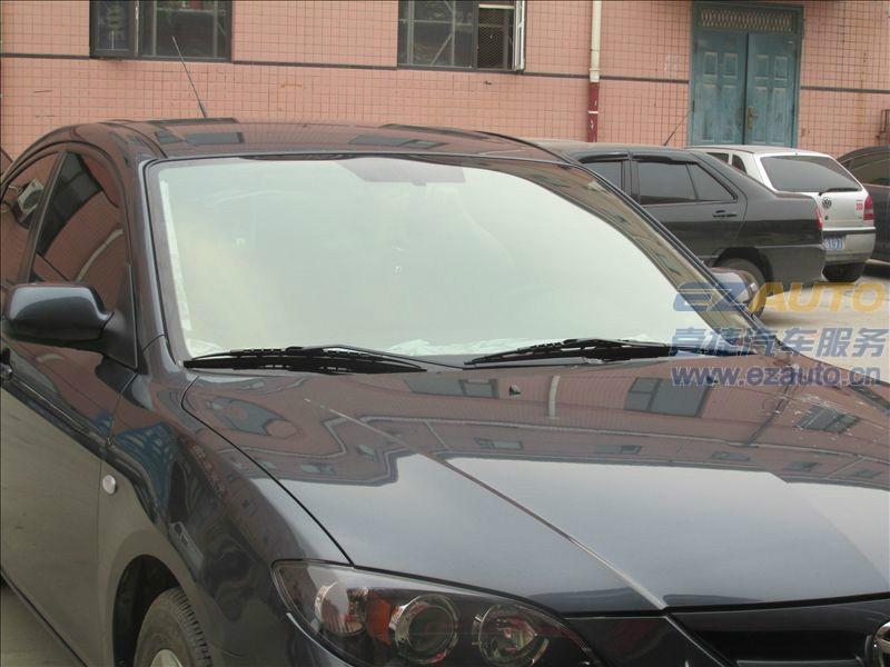 河北石家莊馬自達(dá)3全車龍膜隔熱防爆膜授權(quán)施工前檔PP70側(cè)后檔ATR