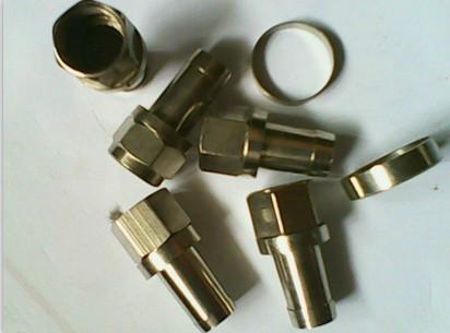 供應(yīng)公制-5F頭連接器，電子元器件，數(shù)字電視連接器