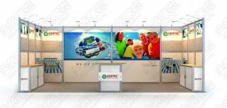 供應(yīng)金匠重復(fù)使用展架出國參展便攜展架