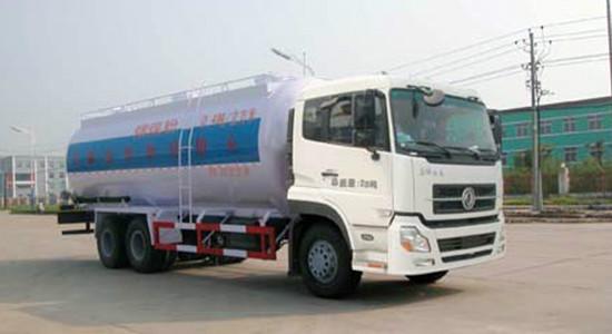 湖南東風(fēng)天龍后雙橋粉粒物料運(yùn)輸車圖片