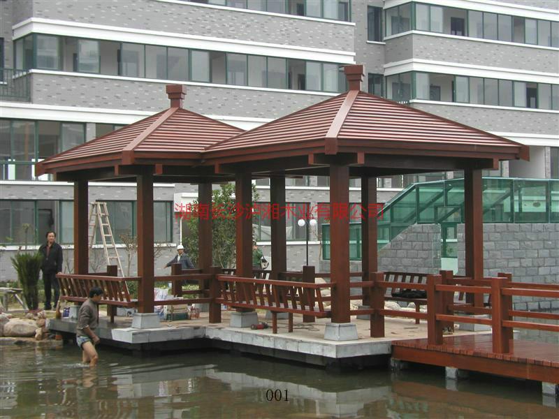 湖南長沙防腐木涼亭批發(fā)價格圖片