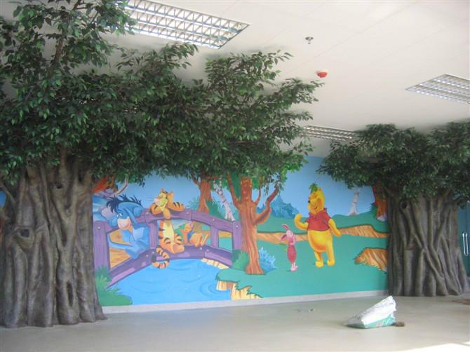供應(yīng)承接幼兒園彩繪墻畫(huà)