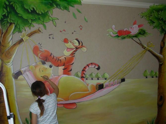 供應(yīng)承接幼兒園彩繪墻畫(huà)