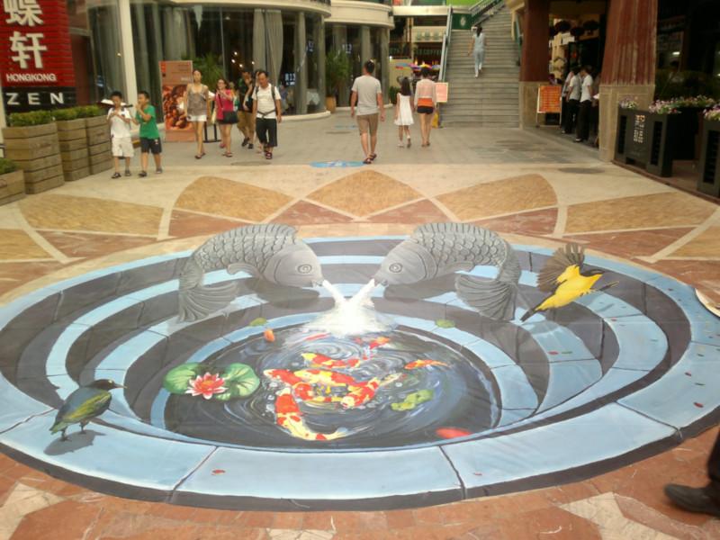 供應(yīng)地面3d立體畫