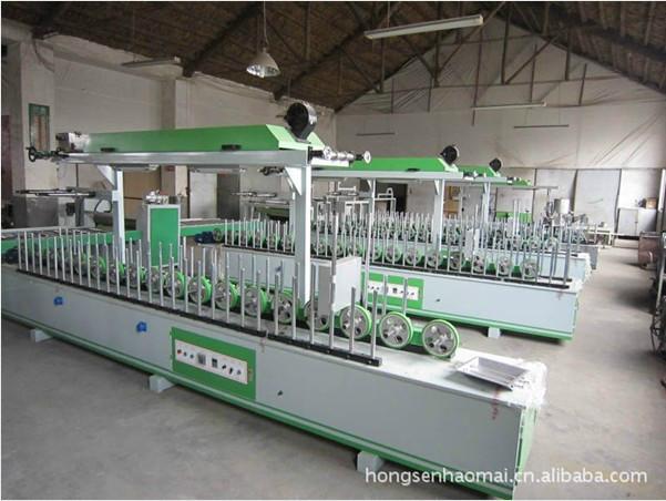 供應(yīng)線條包覆機(jī)木皮包覆鋁合金青島包覆