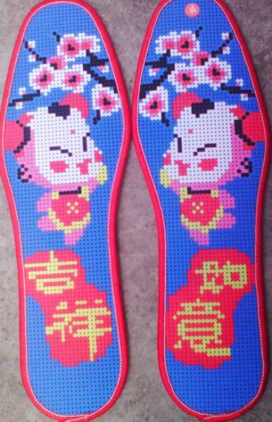十字繡鞋墊圖片/十字繡鞋墊樣板圖 (2)